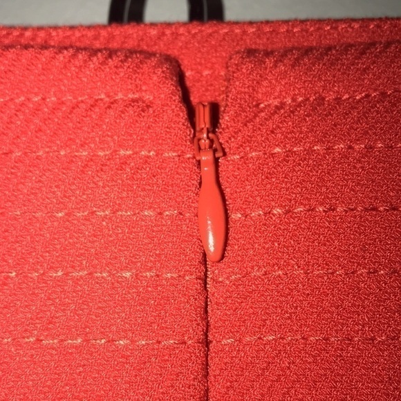 LOFT 🍅 Tomato Red Skirt Size 6​​​​ NWT - Picture 3 of 9